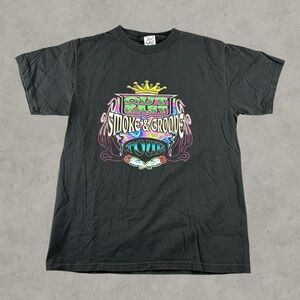 Vintage Outkast Shirt Mens Medium Black Y2K 2002 Smoke & Groove Tour Hip Hop Rap